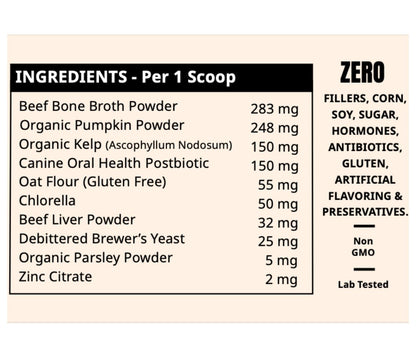 100% human-grade Dental Dogbiotic